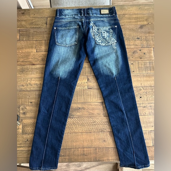 Baby Phat back pocket design Jean - Size Juniors 11 - Picture 2 of 6
